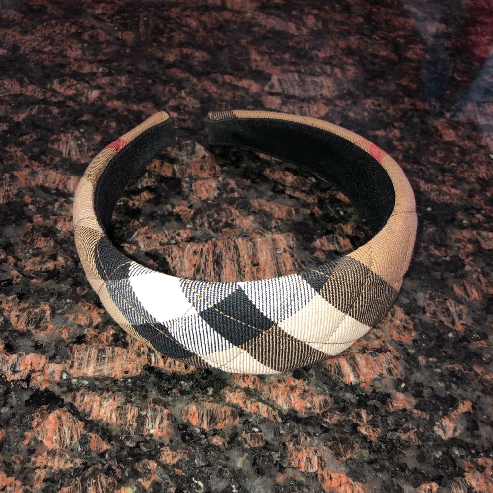 Quilted Burberry Headband